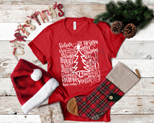 Load image into Gallery viewer, Christmas Typography Screen Print Transfer