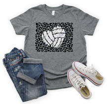 Load image into Gallery viewer, Baseball Heart With Leopard Background