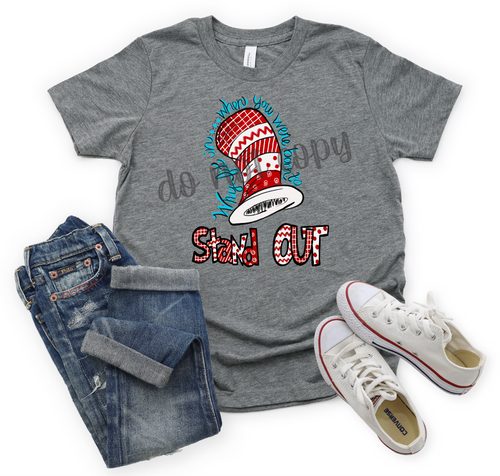 Why Fit In With Hat Dr Seuss Transfer